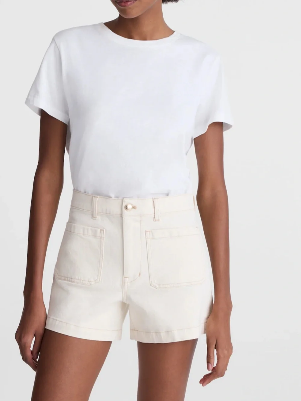 NWT Madewell The Emmy Denim Short, size 26 Vintage Canvas